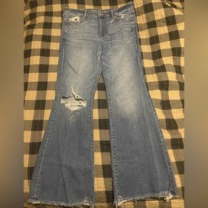 American eagle high rise festival flares